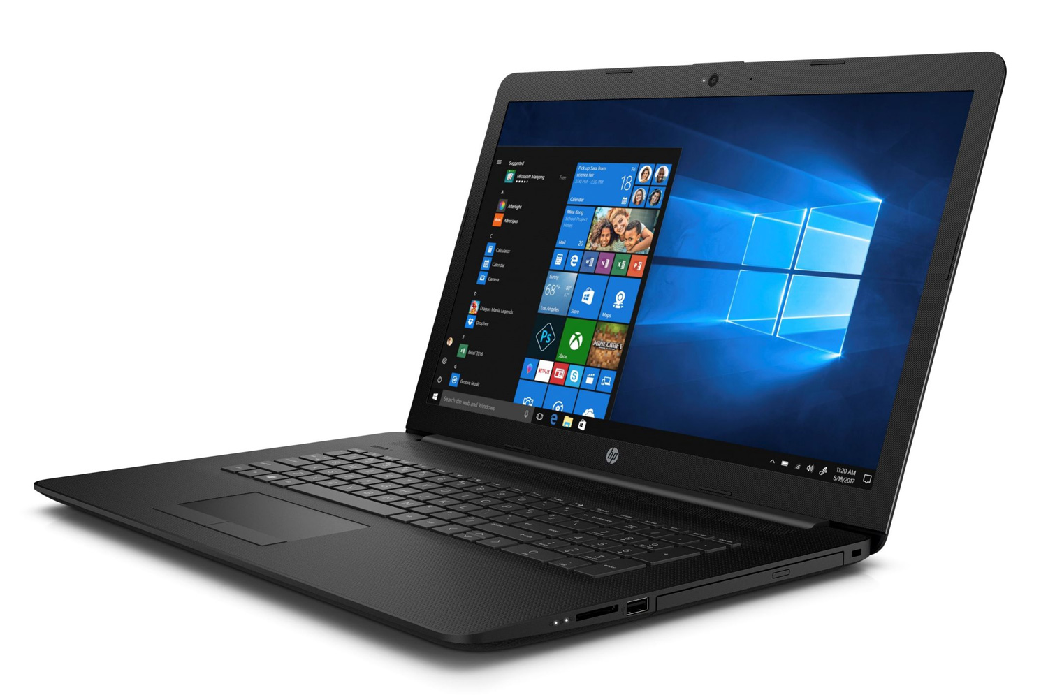 Ordinateurs Portables HP 17-Ca206Nf Amd Athlon 4 Go Ram 1 To Hdd 17.3"